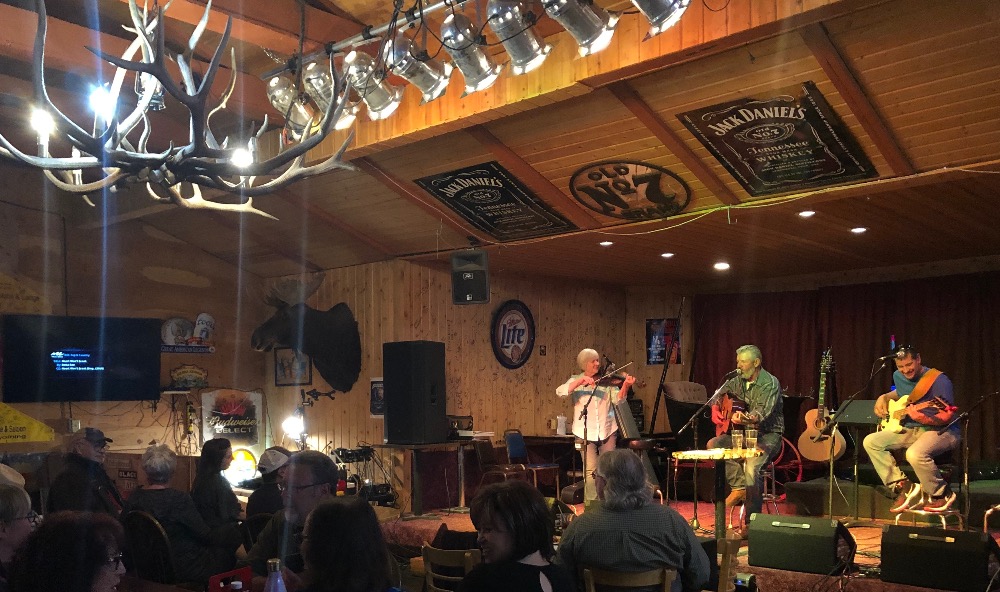 Open Mic at the Bull Moose Lodge & Saloon – Alpine, WY   