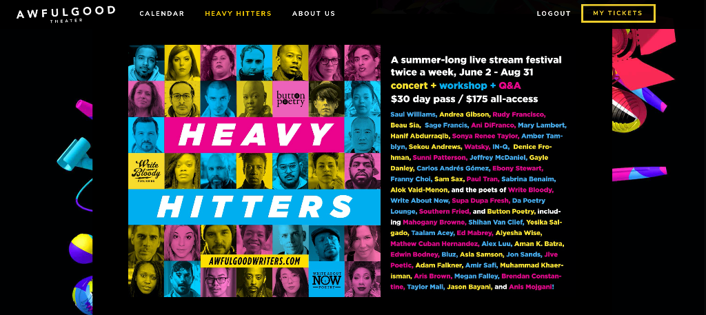 banner graphic for Heavy Hitters